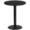 Emma and Oliver 36" Round Laminate Table Top with 24" Round Bar Height Table Base